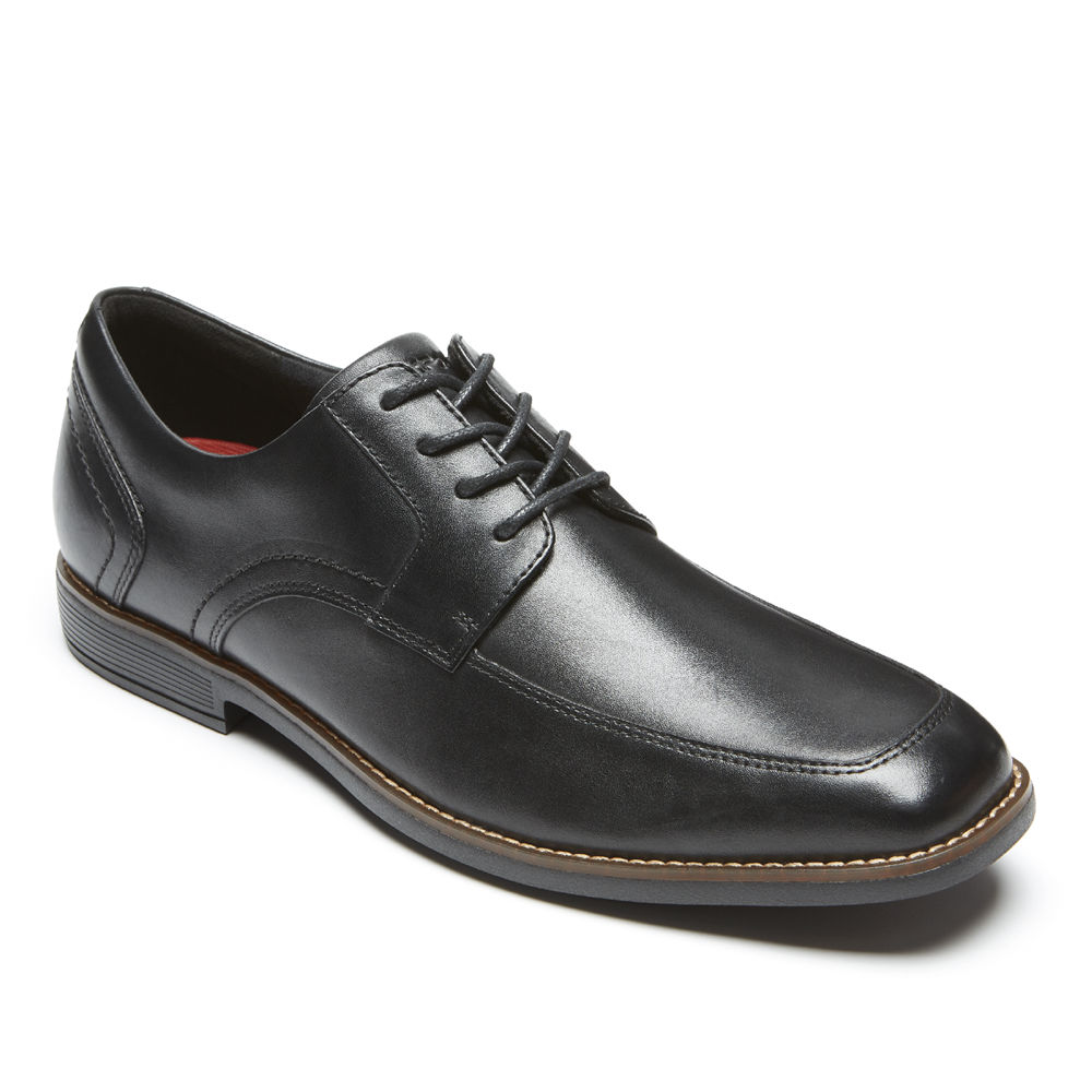 Rockport Oxfords Herre Svart - Braylon Apron Toe - JKCN36790